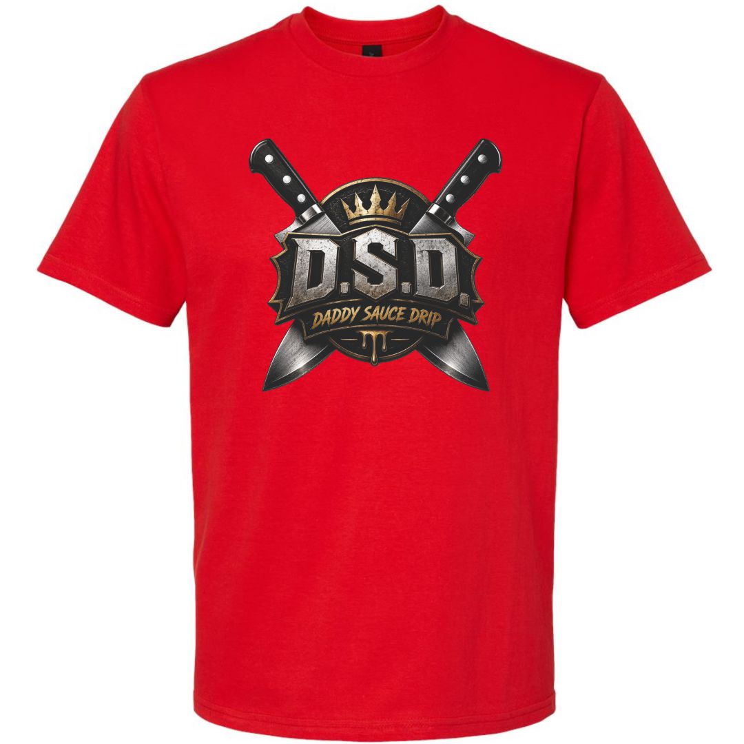 Daddy Sauce Drip Logo T-Shirt